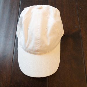 White baseball hat
